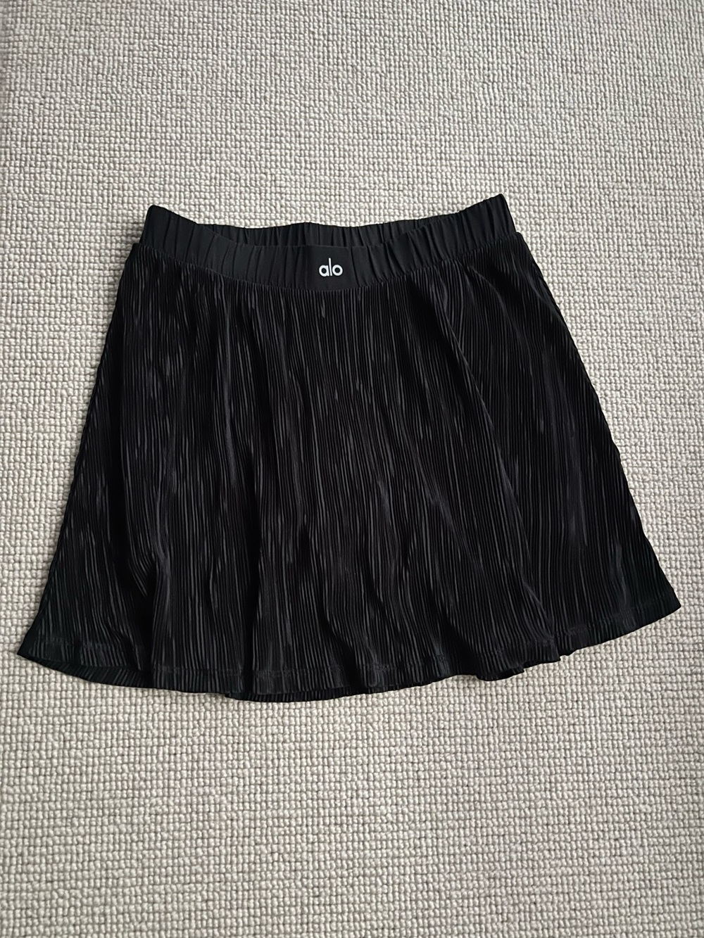 ALO yoga micro plisse tennis skirt